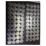 80, 2001P/D New York State Quarters