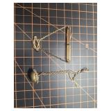 Men's watch fob and tie bar,  antique