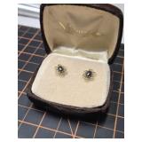 14kt gold earrings marked on backs