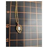 Ruby and opal necklace