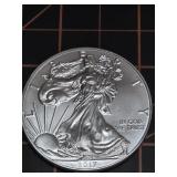 2017, 1oz .999 Silver Eagle