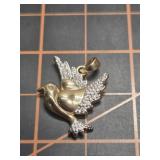 Genuine Dimond Bird charm