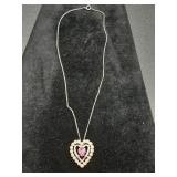 * Avon heart necklace