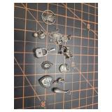 Sterling Silver charms Marked, vintage