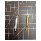 2 tiny antique chatelaine pencils, mother of
