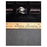 * Sterling silver wide ring size 5 1/2