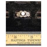 * Sterling silver mother of pearl & marcasite