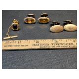 * Antique cufflinks & tie tack