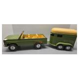 Nylint metal Blazer and horse trailers