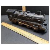 Vintage wind-up toy steam locomotive
