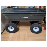 > Gardening 4 wheel dump cart 21wx35lx20h