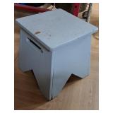 > Small wooden step stool 11x11wx12h