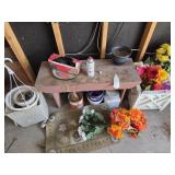 Bench and decor