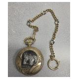 Aero horse pocket watch, appears to work
