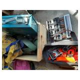 Wood crate with straps