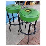 2 John Deere stools 18x30