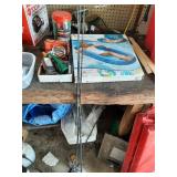 Fishing poles , float & bungees