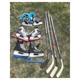 Hocking Skates Bauer M 10 & W 7 & child's 1 &