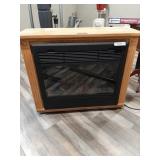 Amish electric fire place approx 32' w x 11' d x