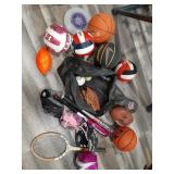 Sports balls, racquet & bats