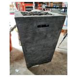Propane fire pit 20'x 20' 28' h w/ tank