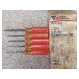5 Piece Torx Screwdriver Set