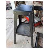 Metal grinder stand 32'h/top 9x8'