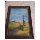 M. Harvey original painting 1973