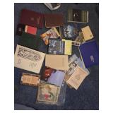 Books, post cards+