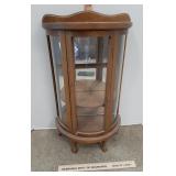 Mini curio cabinet 22" h x 12" w 6.5" d