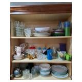 Contents of kitchen cabinets SEE ALL PICS