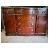 Wood buffett 54wx21dx36h