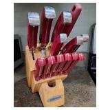 Farberware 15 piece Edgekeeper Triple Riveted