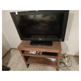 Sony 32" Flat-screen, TV Cart, Blu-ray Player +