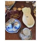 Delfts Holland set, Corcoran Crystal Denmark