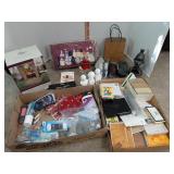 Mix: card games, African ashtray,  perfume ,