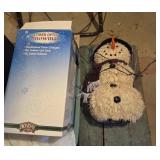 Fiber optic snowman decor