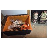 Halloween decor, porcelain village