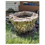 Concrete planter  13" h Heavy