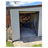 Contents of slope roof shed. SEE ALL PICS