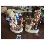 2 Hummel Figurines autumn time farm chores
