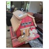Nebraska Husker birdhouse