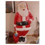 Plastic Santa 59" tall