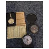 Clocks and pedometer