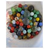 Bucket of marbles