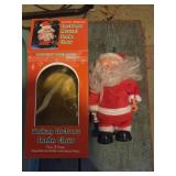 Walking electronic Santa Claus