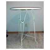 Wrought-iron ice cream Parlor table 30" h x 2