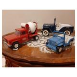 Tonka truck & jeeps