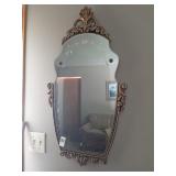 Mirror on wall - approx 31" tall