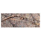 Old iron fence posts?